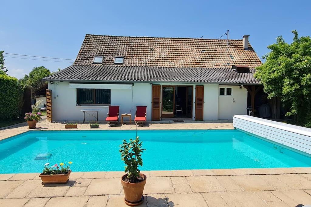 Ferienwohnung Alsace Bas-Rhin Logis Independant Avec Piscine Privee Alteckendorf Exterior foto